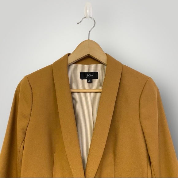 J. Crew Parke blazer in wool flannel in Camel Sz 2 - Picture 4 of 11